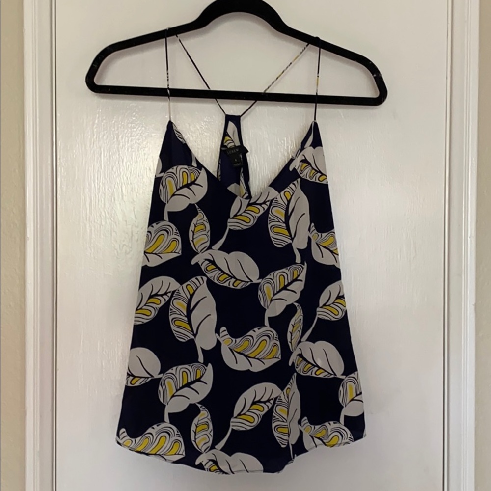 Jcrew Silk Spaghetti Strap Top
